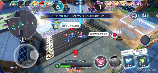 画像ギャラリー No.015のサムネイル画像 / ［プレイレポ］1試合約5分で6vs.6のチームバトルを楽しもう。「白猫」と「モンスト」のキャラが夢の共演「フェスティバトル」CBTを体験