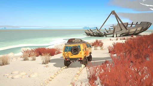 画像ギャラリー No.002のサムネイル画像 / 戦闘や死が存在しない終末世界冒険アクション「Caravan SandWitch」発表。行方不明の妹を探すため,バンに乗り込み世界を旅する