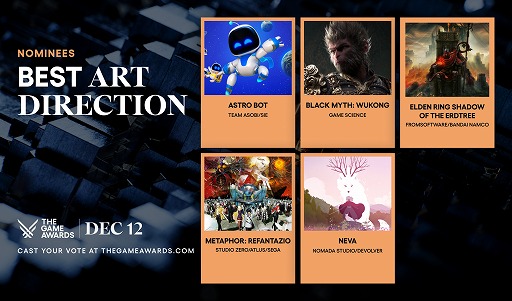 画像ギャラリー No.039のサムネイル画像 / 「FINAL FANTASY VII REBIRTH」「アストロボット」は大賞を含む7部門にノミネート。「The Game Awards 2024」,一般投票受付を開始