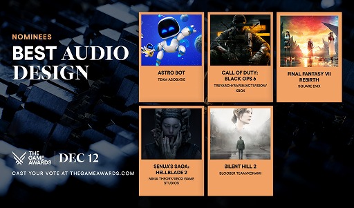 画像ギャラリー No.040のサムネイル画像 / 「FINAL FANTASY VII REBIRTH」「アストロボット」は大賞を含む7部門にノミネート。「The Game Awards 2024」,一般投票受付を開始