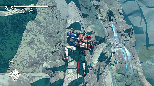 画像ギャラリー No.002のサムネイル画像 / 絶壁の岩山を登っていくクライミングゲーム「Cairn」をプレイ。雄大な自然，そびえたつ山，登り切った達成感［TGS2024］
