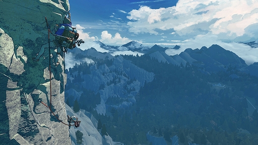 画像ギャラリー No.002のサムネイル画像 / マウント・カミの頂を目指すロッククライミングADV「Cairn」，2026年1月29日配信。ルートにより登頂難度は変化し，転落すれば命はない