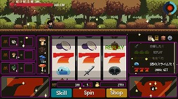 画像ギャラリー No.005のサムネイル画像 / スロットで役を揃えて攻撃する戦闘RPG「JACKPOISON」，Steamストアページを公開