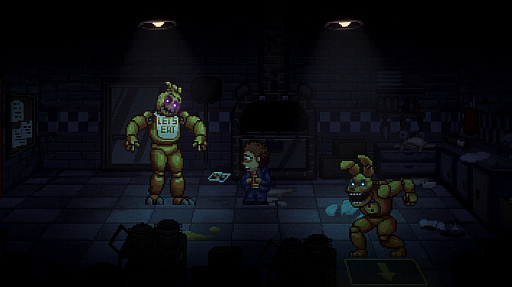 画像ギャラリー No.003のサムネイル画像 / 人気ホラーゲームシリーズの最新作「Five Nights at Freddy's: Into the Pit」リリース。アニマトロニクスたちはドットグラフィックスでも怖い