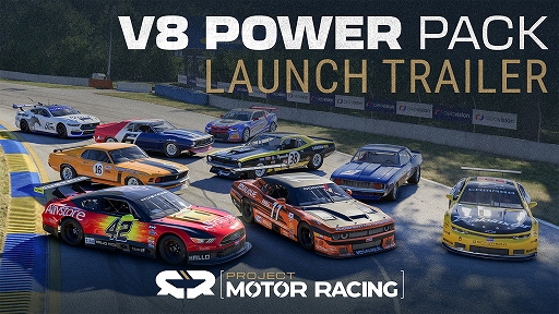 画像ギャラリー No.002のサムネイル画像 / 「Project Motor Racing」,DLC「V8 Power Pack」配信開始。V8マシンがRoad Atlantaを駆けるローンチトレイラーも公開