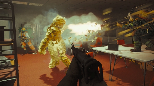 画像ギャラリー No.004のサムネイル画像 / 「FBC: Firebreak」，無限に増殖する付箋のクリーチャーと戦うミッションにフォーカスを当てたトレイラーを公開