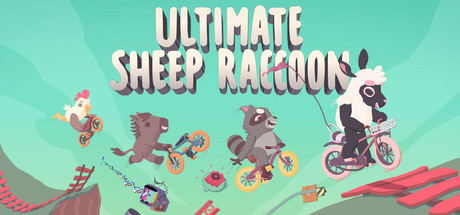 画像ギャラリー No.007のサムネイル画像 / 「アルチキ」続編「Ultimate Sheep Raccoon」,2025年にリリース。最大8人で対戦できる障害物自転車レースゲーム
