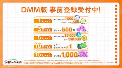 画像ギャラリー No.003のサムネイル画像 / PC版「学園アイドルマスター」，DMM GAMESで3月18日にサービス開始。リリースを記念した10％ポイントバックキャンペーンも開催予定