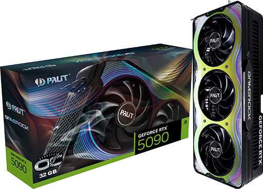 画像ギャラリー No.002のサムネイル画像 / GeForce RTX 50シリーズ搭載カードをPalitが発表。定格版とクロックアップ版で計12製品を投入予定