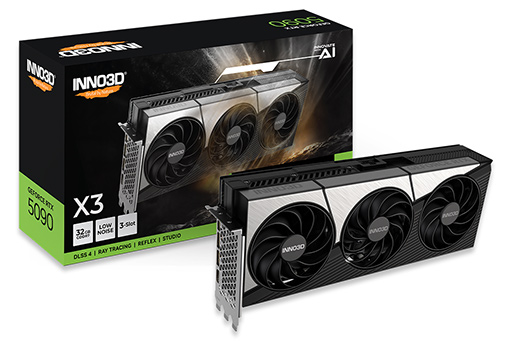 画像ギャラリー No.002のサムネイル画像 / 品不足解消につながるか? INNO3D製GeForce RTX 5090搭載カードが国内発売。白いカラーのRTX 5080搭載カードも登場