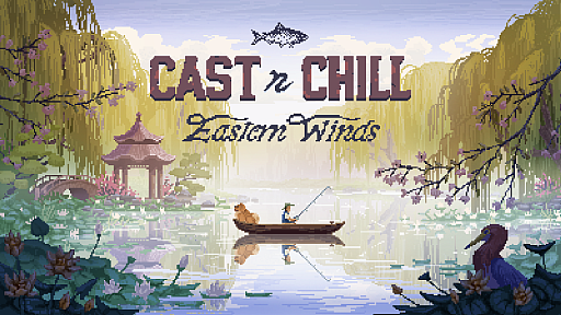画像ギャラリー No.001のサムネイル画像 / 美麗放置系釣りゲーム「Cast n Chill」，冬の大型アップデートを配信。氷上で静かに釣り糸を垂らす