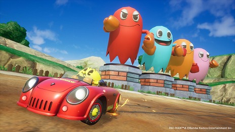 画像ギャラリー No.020のサムネイル画像 / 「ソニックレーシング クロスワールド」，DLC第3弾「パックマン パック」が配信決定。オープンネットワークテストを8月29日から実施