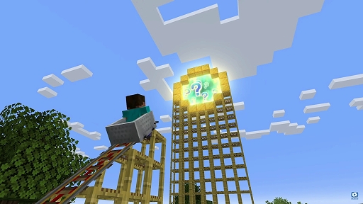 画像ギャラリー No.005のサムネイル画像 / 「ソニックレーシング クロスワールド」，「マインクラフト」とのコラボDLCを10月9日に配信決定。スティーブやクリーパーがレーサーとして参戦