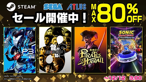 画像ギャラリー No.001のサムネイル画像 / PC版「ソニックレーシング クロスワールド」がセール初登場。「ツーポイントミュージアム」なども対象。セガ，Steamでセールを実施中