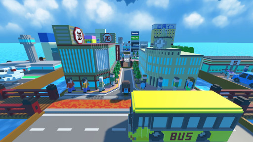 画像ギャラリー No.006のサムネイル画像 / 写真撮影ADV「MAHOROBA CAT」，2025年夏にSteamで発売。ボクセルで日本各地の観光名所を再現