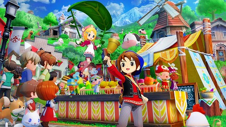 画像ギャラリー No.007のサムネイル画像 / 「牧場物語 Let's！風のグランドバザール」風車やバザールなど，新要素を確認できる第2弾紹介映像を公開。SNSキャンペーンも開催中