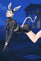 画像ギャラリー No.009のサムネイル画像 / オリジナルカードを創出するAIカネコが見どころのローグライク「神魔狩りのツクヨミ」，正式サービスをスタート