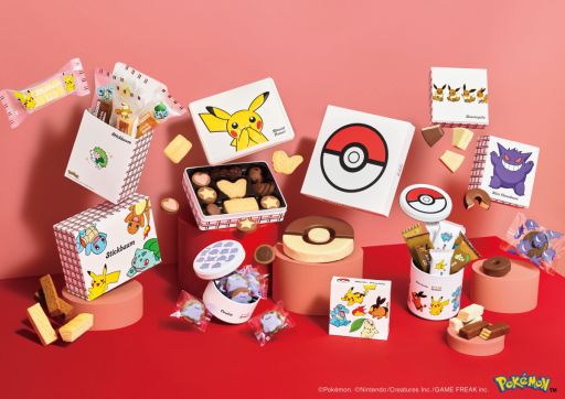 画像ギャラリー No.001のサムネイル画像 / 「ポケモン」デザインのお菓子がユーハイムから2026年のバレンタインに合わせて登場。全部で9アイテム