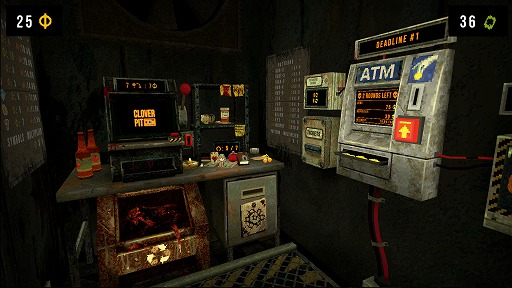 画像ギャラリー No.002のサムネイル画像 / 「Balatro」と「Buckshot Roulette」にインスパイアされた新作スロットホラー「CloverPit」，Steamで体験版を配信開始