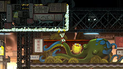 画像ギャラリー No.004のサムネイル画像 / 「SHINOBI 復讐の斬撃」，登場ステージの1つ「魚市場」にフォーカスしたPVが公開に。背景のグラフィックスにも注目