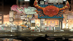 画像ギャラリー No.005のサムネイル画像 / 「SHINOBI 復讐の斬撃」，登場ステージの1つ「魚市場」にフォーカスしたPVが公開に。背景のグラフィックスにも注目