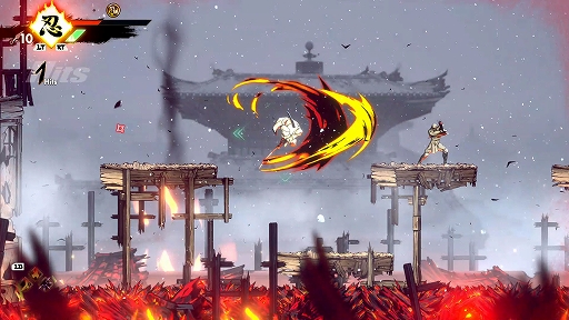画像ギャラリー No.011のサムネイル画像 / 「SHINOBI 復讐の斬撃」,体験版を配信開始。多彩なアクションや忍法と忍術,連続技を駆使して挑むスコアアタックキャンペーンも実施中