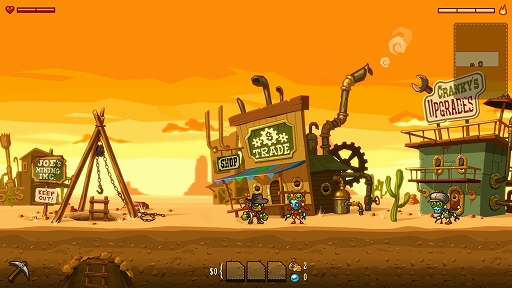 画像ギャラリー No.001のサムネイル画像 / 「SteamWorld Dig」，Steamで無料配布を実施中。採掘ロボットとなって鉱山の奥に潜む謎を解き明かすアクションADV