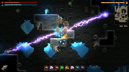 画像ギャラリー No.004のサムネイル画像 / 「SteamWorld Dig」，Steamで無料配布を実施中。採掘ロボットとなって鉱山の奥に潜む謎を解き明かすアクションADV