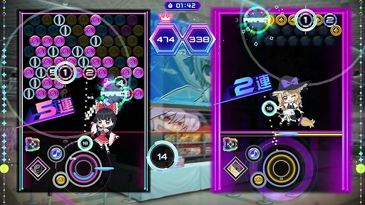 画像ギャラリー No.005のサムネイル画像 / リズミカルパズルゲーム「QQQbeats!!!」，Ver.1.4.0を本日リリース。「Destr0yer」「Sound Chimera」などを含む全4曲を無料追加