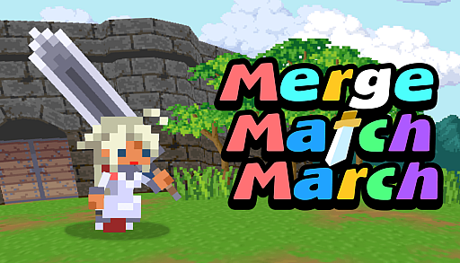 画像ギャラリー No.001のサムネイル画像 / マージパズルとバトルが融合したRPG「Merge Match March」，PC版が10月23日にSteamでリリース。体験版を配信中