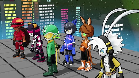 画像ギャラリー No.009のサムネイル画像 / 足場を切り離し，有利な陣地を作り上げる。陣取り対戦アクション「POGO Stadium」のNintendo Switch版が9月4日発売へ