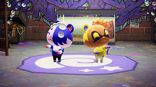 画像ギャラリー No.006のサムネイル画像 / 「あつまれ どうぶつの森」，「スプラトゥーン レイダース」コラボのマイデザイン配布開始。イカのタンクトップとコジャケのうちわが登場