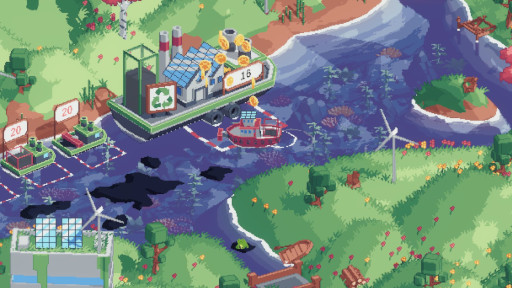 画像ギャラリー No.003のサムネイル画像 / ボートでゴミを回収する海洋浄化シム「Spilled!」，スマホ版をリリース。美しく蘇らせた海で，イルカやウミガメなどの姿を見よう