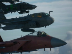 �Υץ쥤��ݡϡ�ACE COMBAT 8: WINGS OF THEVE�פ������Ǥȥ���饤��⡼�ɤ�����θ�������Υ���������������ʼ�Ȥʤꡤ2�Ĥζ�������Ǥ���