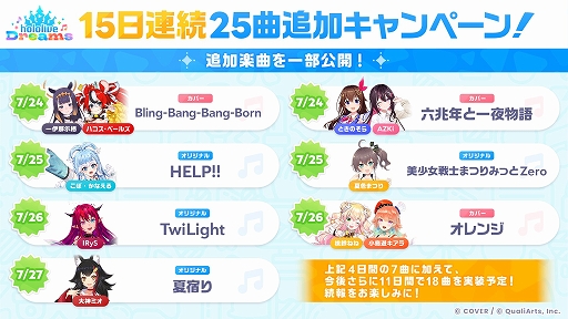 画像ギャラリー No.004のサムネイル画像 / ホロライブ初の公式スマホゲーム「hololive Dreams」，正式サービス開始。夢のテーマパークを作りながらリズムゲームや育成を楽しめる
