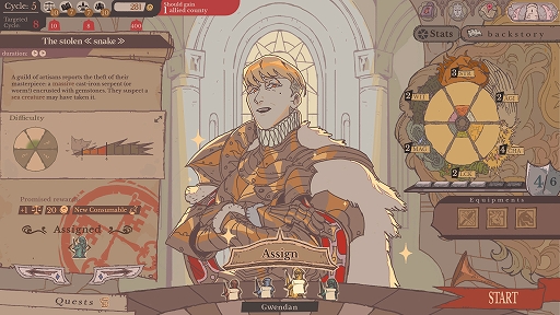 画像ギャラリー No.001のサムネイル画像 / 独創的なアートスタイルが目を引くRPG「Sovereign Tower」,体験版を配信開始。時間を操作しながら騎士たちを導いて,新たな運命を切り拓く