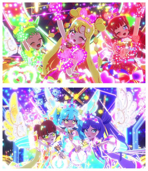 画像ギャラリー No.003のサムネイル画像 / 「おねがいアイプリ」,4だんを10月1日に開始。3人チーム「スマイルハート」「ピュアハート」のアイプリカードが登場