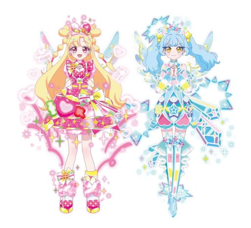 画像ギャラリー No.011のサムネイル画像 / 「おねがいアイプリ」,4だんを10月1日に開始。3人チーム「スマイルハート」「ピュアハート」のアイプリカードが登場