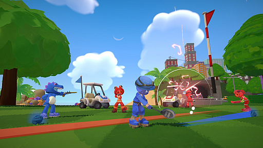 画像ギャラリー No.002のサムネイル画像 / 打順なしのハチャメチャゴルフゲーム「Super Battle Golf」，7月21日までの期間限定で無料プレイ可能に。アップデート「街への進撃」も配信