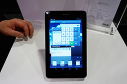 画像ギャラリー No.018のサムネイル画像 / ASUS,国内初のAtom採用Androidタブレットとなる「Fonepad」を4月25日に発売。SIMロックフリーの3G通信機能搭載