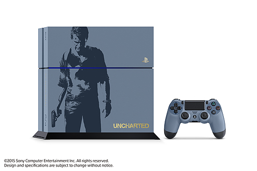 画像ギャラリー No.002のサムネイル画像 / “ネイサン”デザイン＆特別カラーのPS4本体を採用した「PlayStation 4 アンチャーテッド リミテッドエディション」が4月26日発売