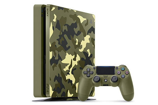 画像ギャラリー No.003のサムネイル画像 / 迷彩柄を施した「CoD ワールドウォーII」コラボデザインのPlayStation 4が11月3日に発売
