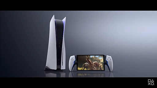 画像ギャラリー No.002のサムネイル画像 / PlayStation 5のゲームを手元で楽しめる？　コントローラとディスプレイが一体化した新デバイスが発表に。ワイヤレスイヤホンも