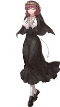 画像ギャラリー No.018のサムネイル画像 / 弾幕STG「食魂徒 〜Blue Pieta〜」,東方の見習い死神「チェ・ウリ」と西方のヴァンパイアハンター「レイラ」の主人公に加え,人間ボス「マリア」を紹介