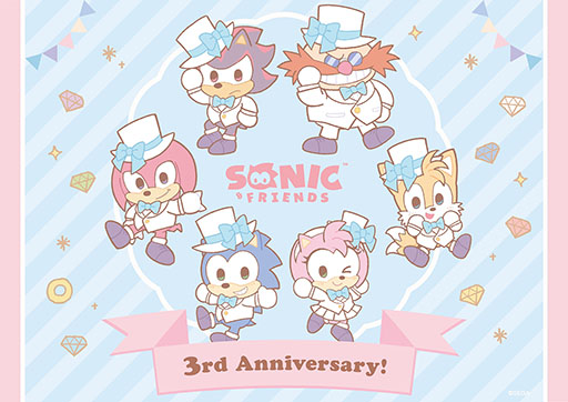 画像ギャラリー No.001のサムネイル画像 / 「SONIC & FRIENDS」,アイドルグループ「きゅるりんってしてみて」との特別企画が決定