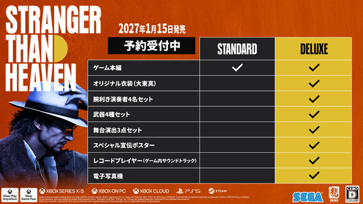 画像ギャラリー No.012のサムネイル画像 / 「STRANGER THAN HEAVEN」，販売店別の早期購入特典の情報を公開