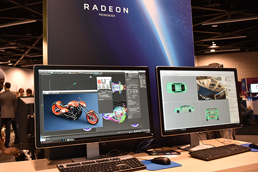 画像ギャラリー No.009のサムネイル画像 / AMDは新GPU「Radeon Pro」を,NVIDIAは360度ビデオ用SDKをアピール。プロセッサメーカーによる「SIGGRAPH 2016」の展示をレポート