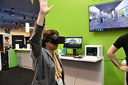 画像ギャラリー No.007のサムネイル画像 / GTC 2017のVR展示ブース「VR Village」で,将来の360度ビデオ技術やNASAが手がける「Hybrid Reality」を体験してみた