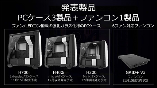 画像ギャラリー No.015のサムネイル画像 / クラウドベースの機械学習でファンを制御? NZXTがゲーマー向けPCケース「H700i」などを発表