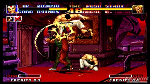 画像ギャラリー No.009のサムネイル画像 / 「NEOGEO mini」で「KOF'94」ラスボス“ルガール”に挑戦。小さな画面とコンパネ,便利なセーブ機能で最凶は攻略できるのか
